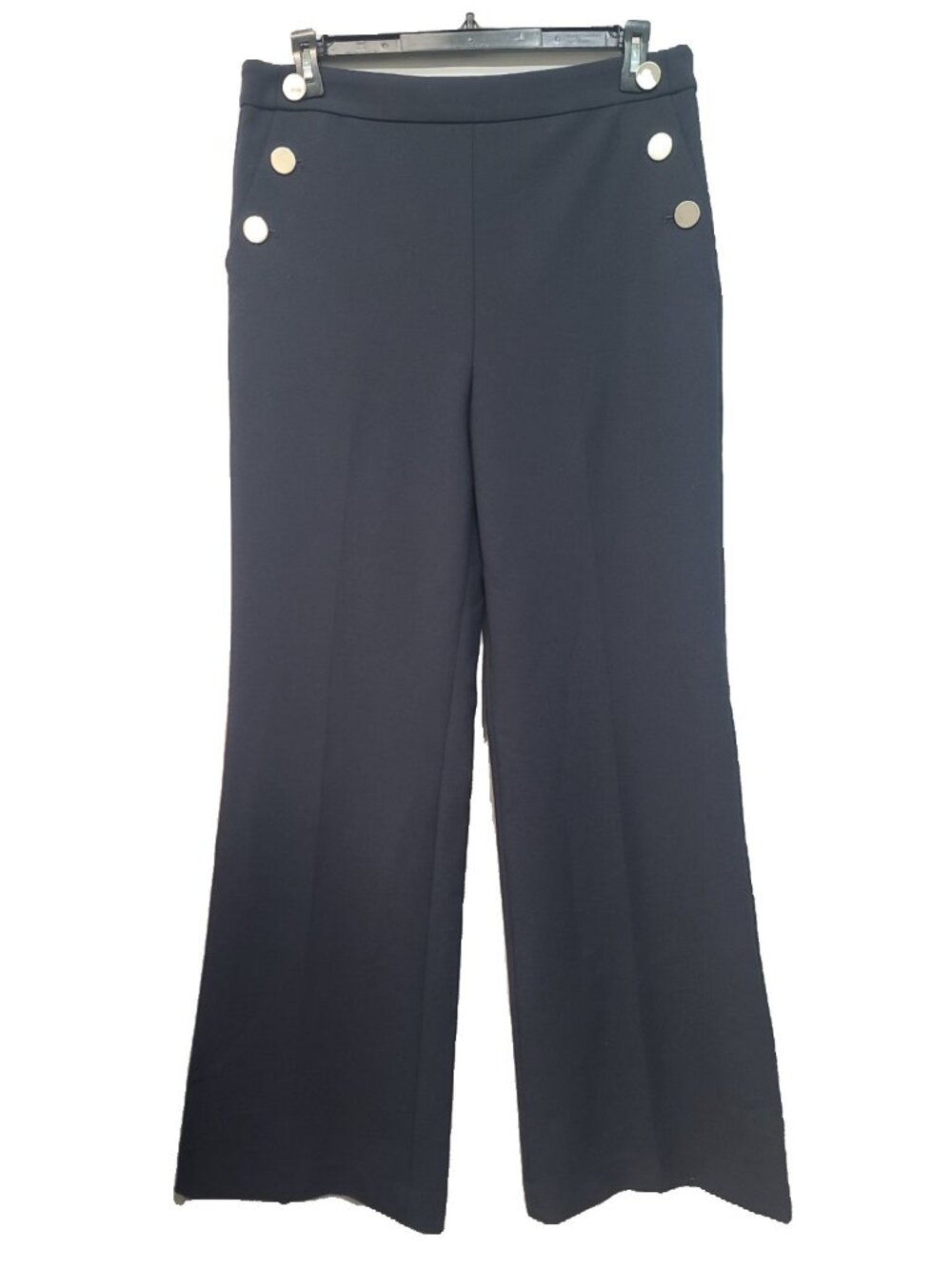 Ann Taylor The Wide-Leg Sailor Pant Size 14 Blue Excellent